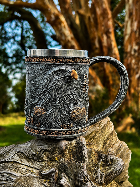 Vaso acero inoxidable con resina