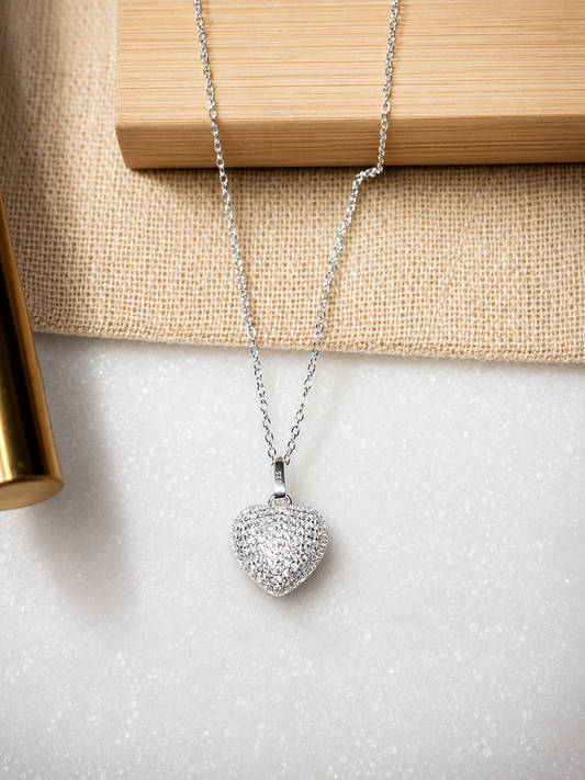 Collar Corazón con Circones