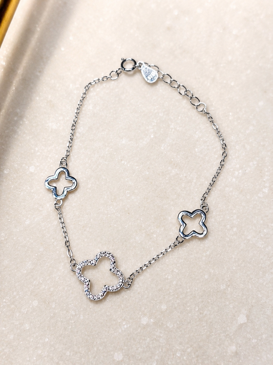 Pulsera Trebol micro circones