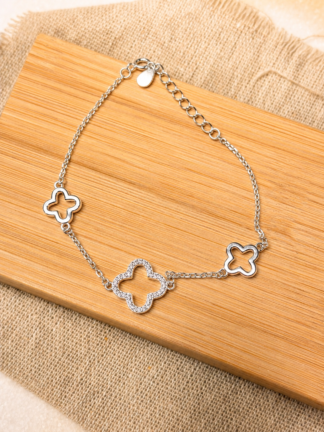 Pulsera Trebol micro circones