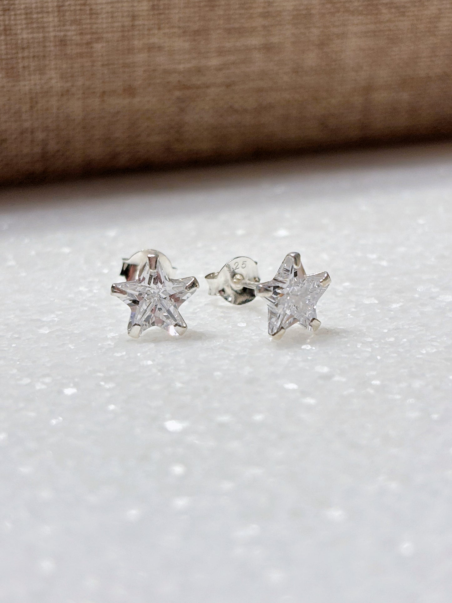 Aros circón estrella