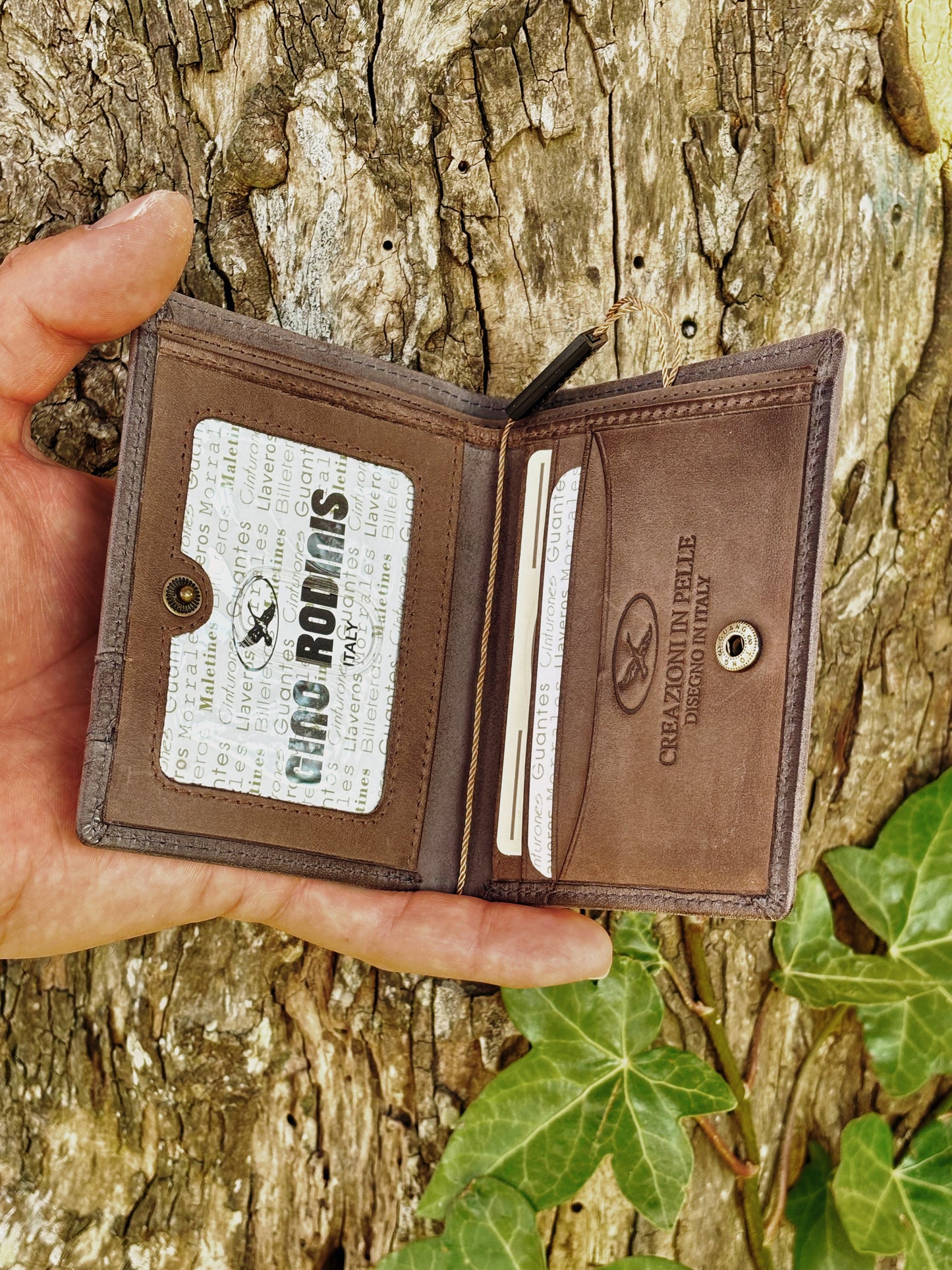 Billetera Texas Gris