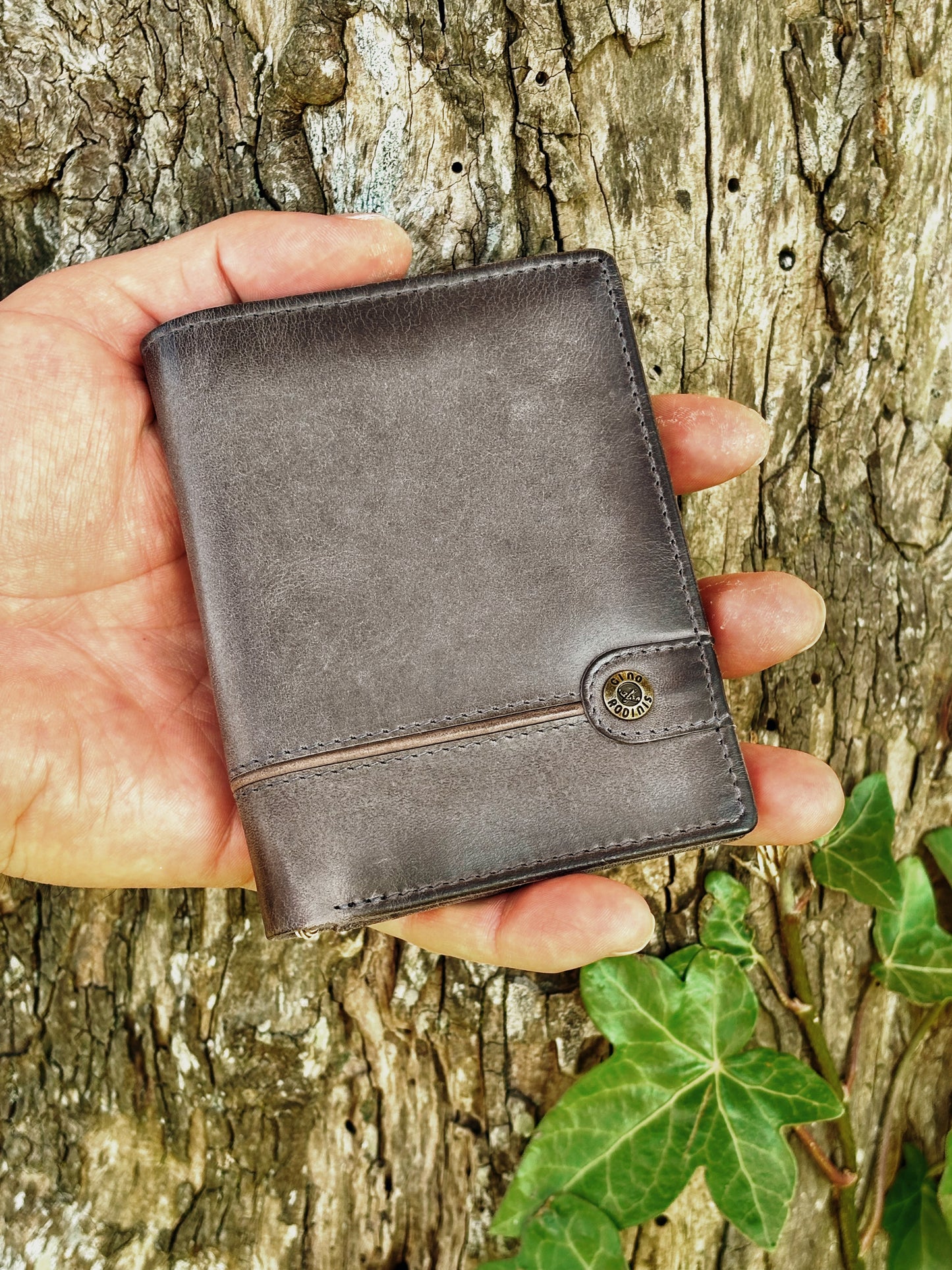 Billetera Texas Gris