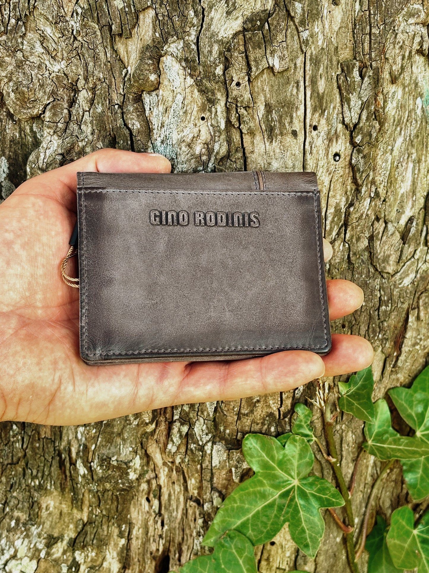 Billetera Texas Gris