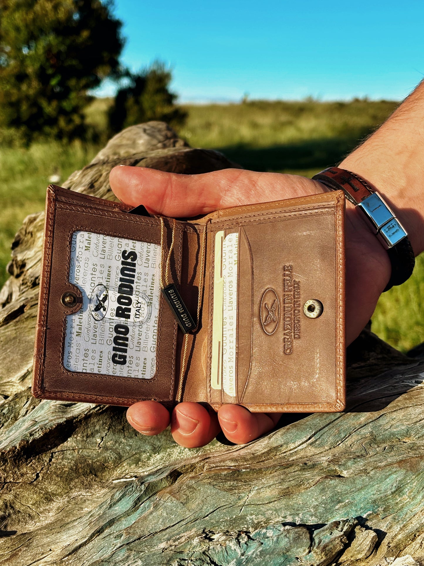 Billetera Texas Camel - Marrón