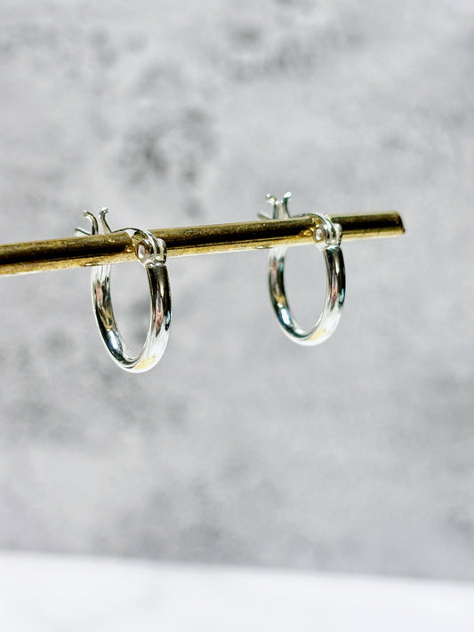 Aros argolla broche criollo 14 mm