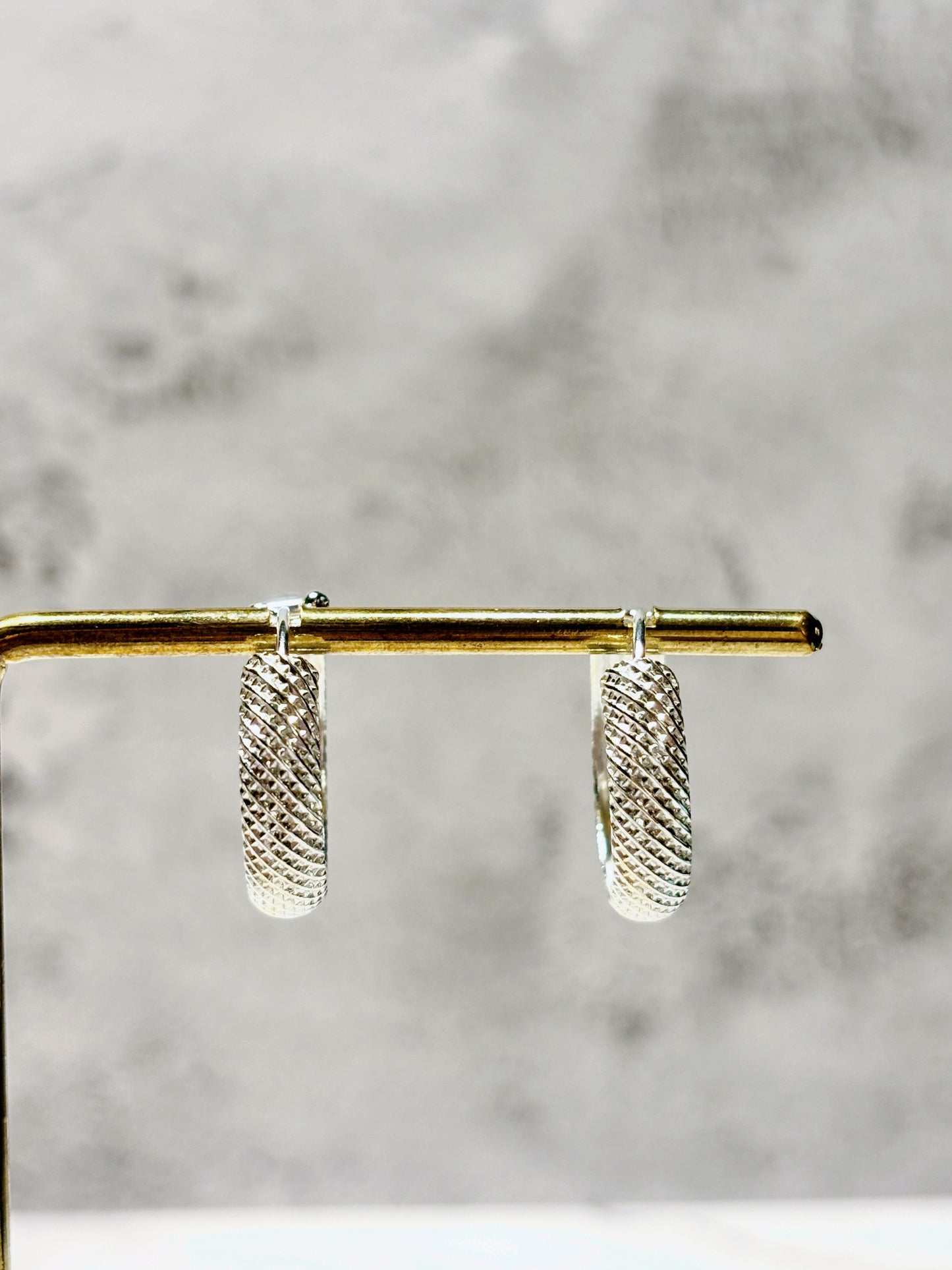 Aros argolla textura 20 mm