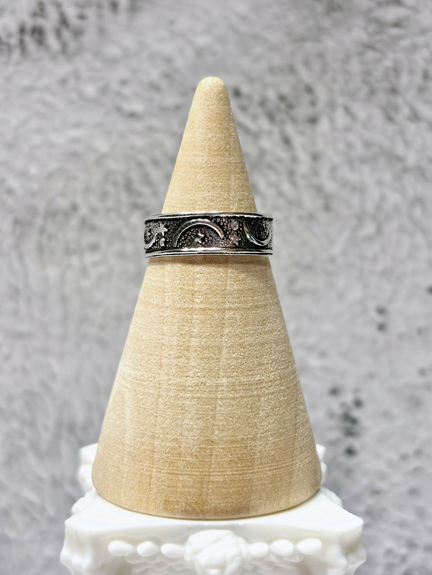 Anillo MIDI luna estrella