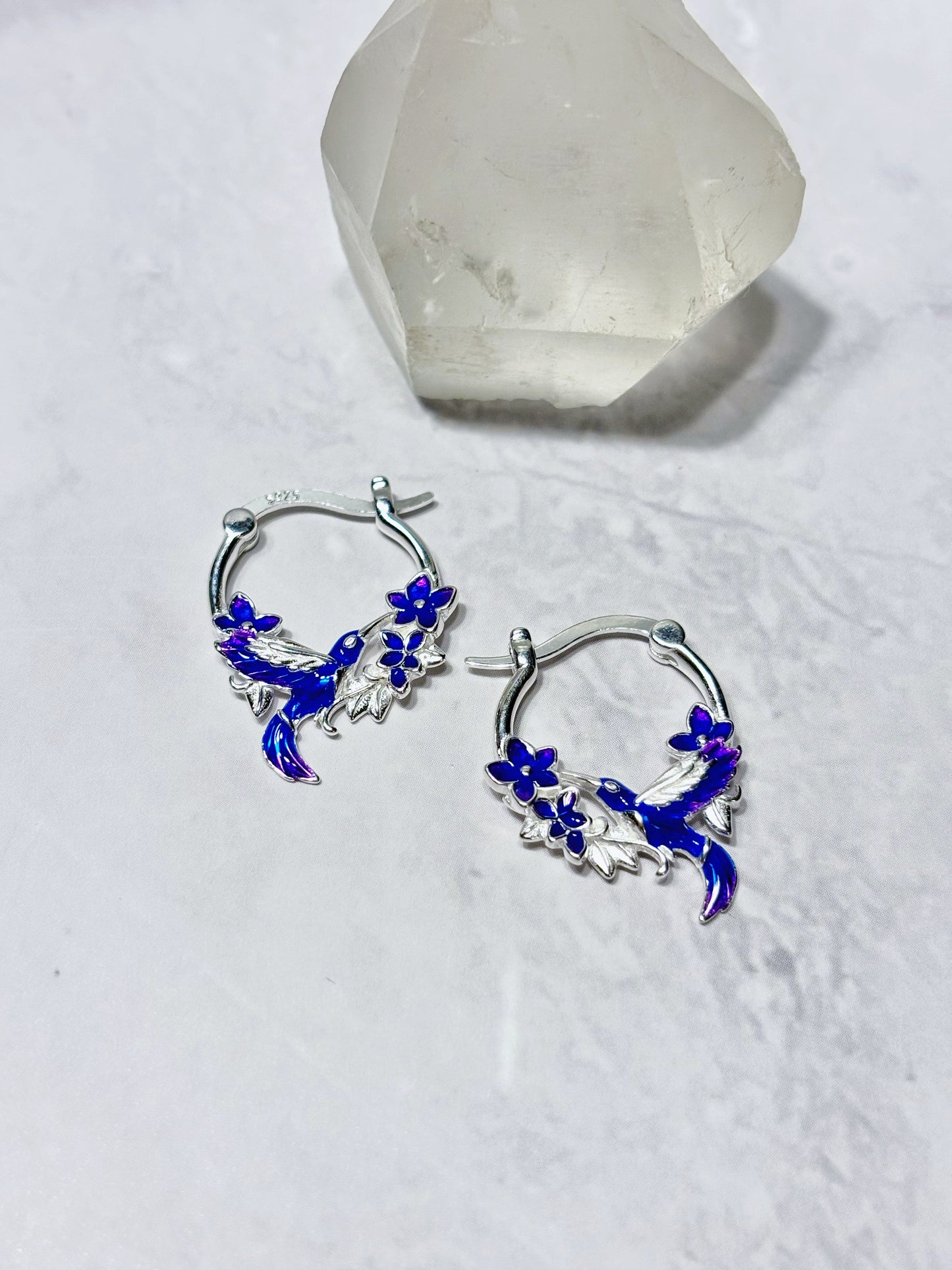 Aros argollas colibrí