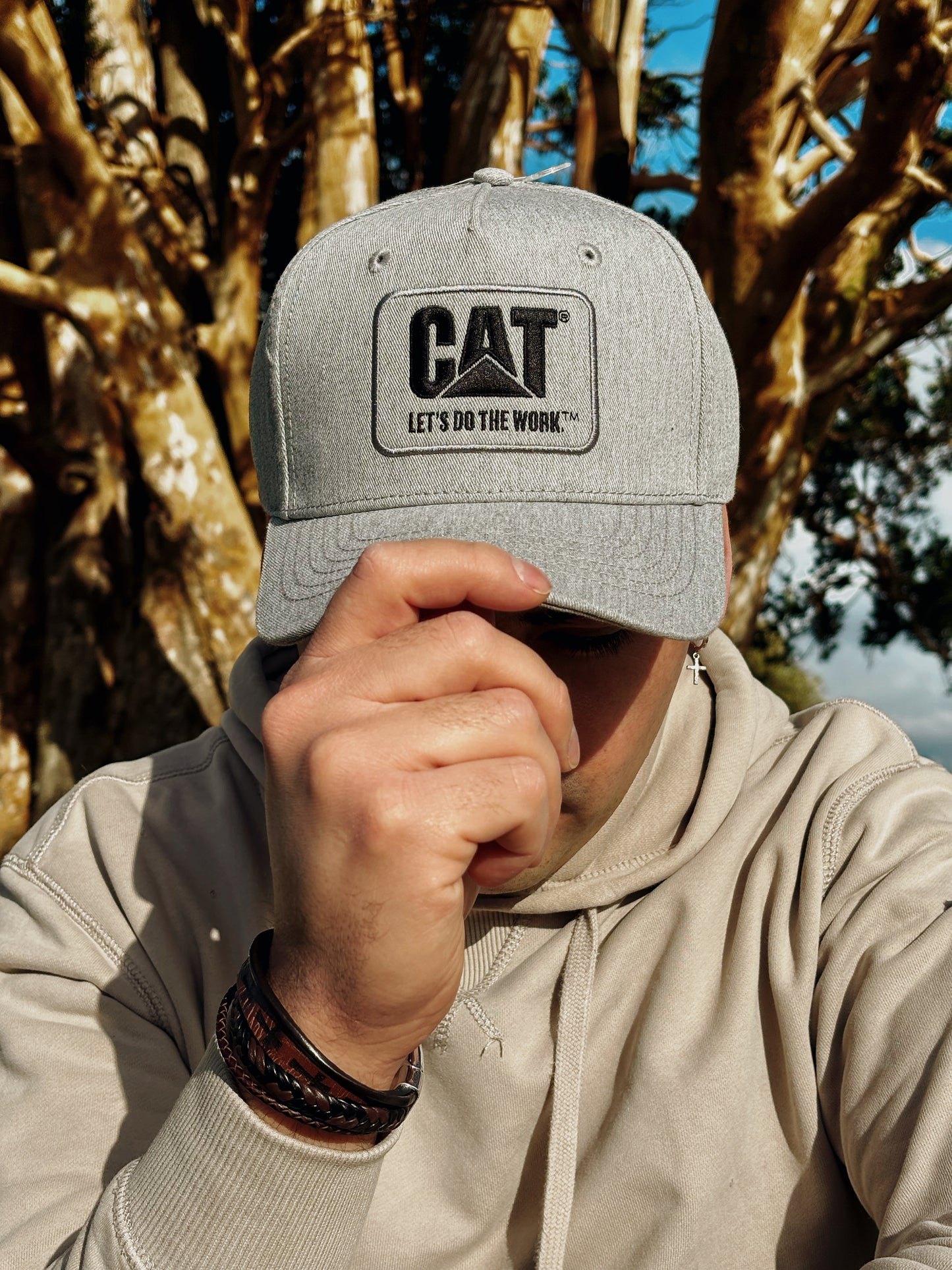 Jockey Unisex Gris logo CAT