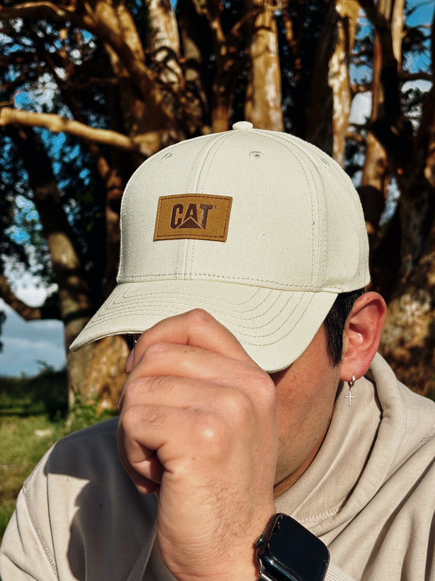 Jockey Patch CAT Unisex Beige