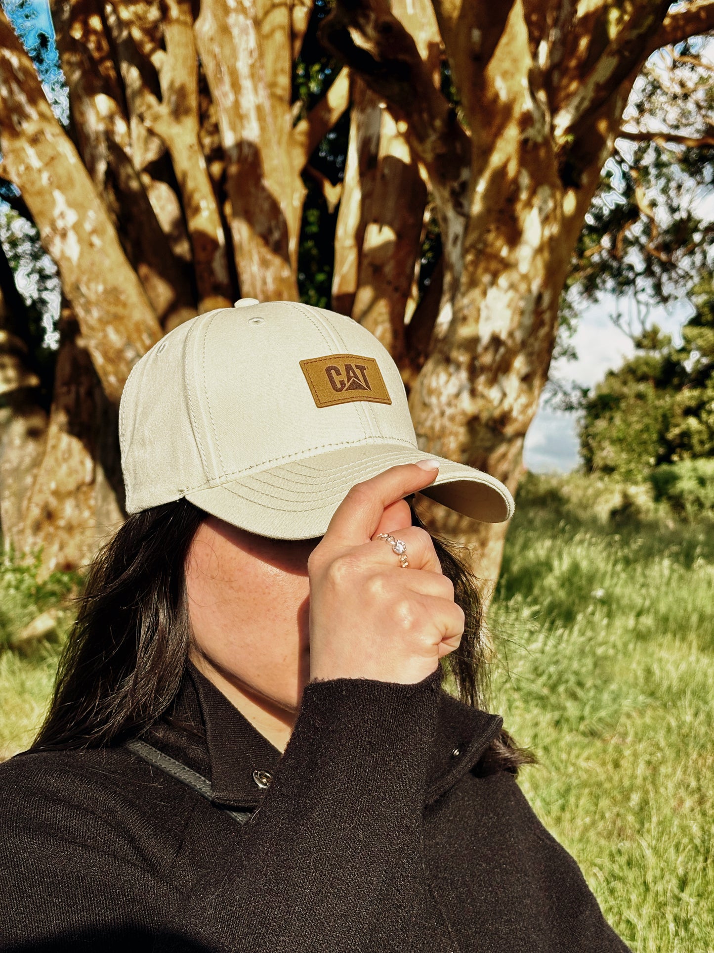 Jockey Patch CAT Unisex Beige